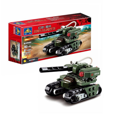 Building Blocks Hammer Tank Toy